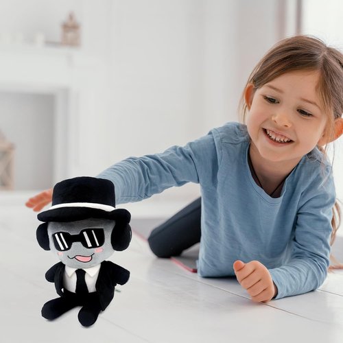 Forsaken Black Plush Toy - Soft Stuffed Animal Character | Cute Collectible Gift for Kids & Gamers