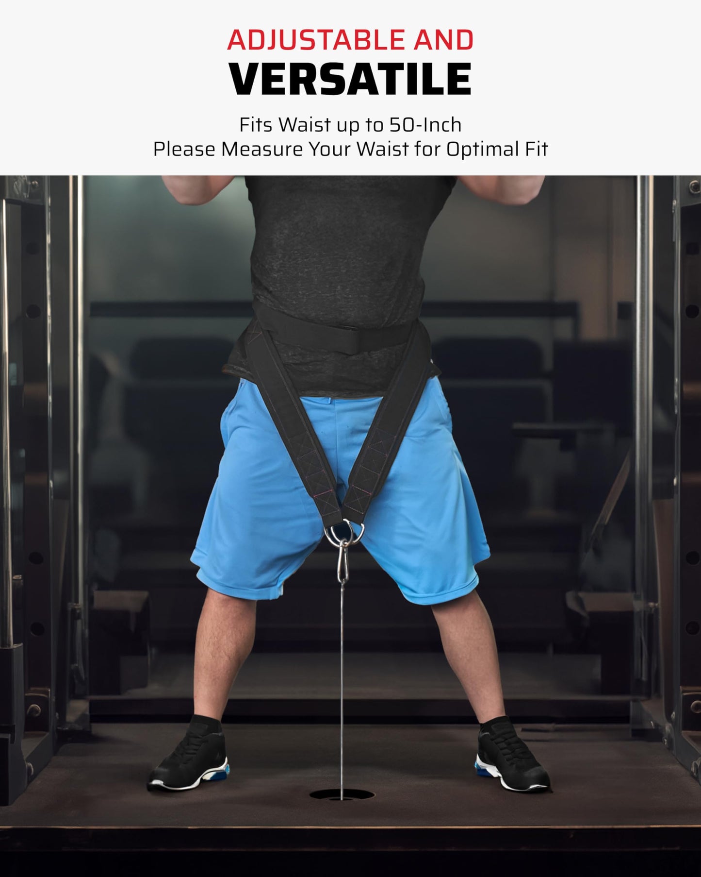 THEFITGUY Sprint & Lower Body Power Bundle – Coach Resistance Belt and Squat Belt