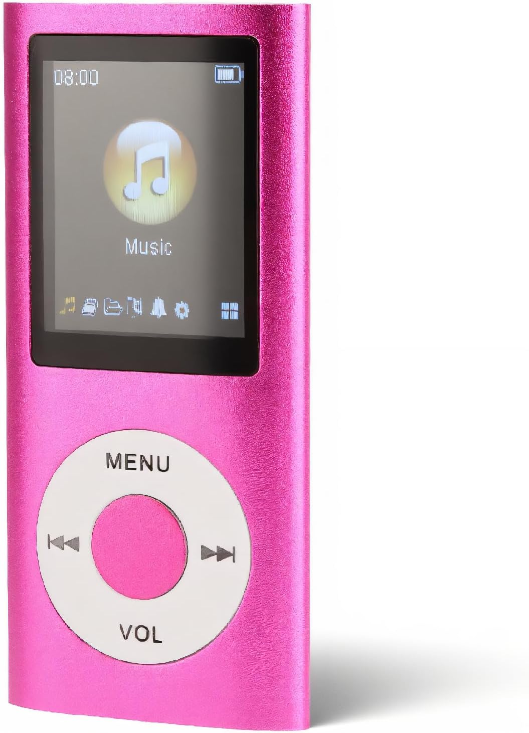 Luqeeg MP3 1.8 Player, Digital Music Player, Lossless Music Player with Slim Classic Digital LCD Screen, Mini USB Port