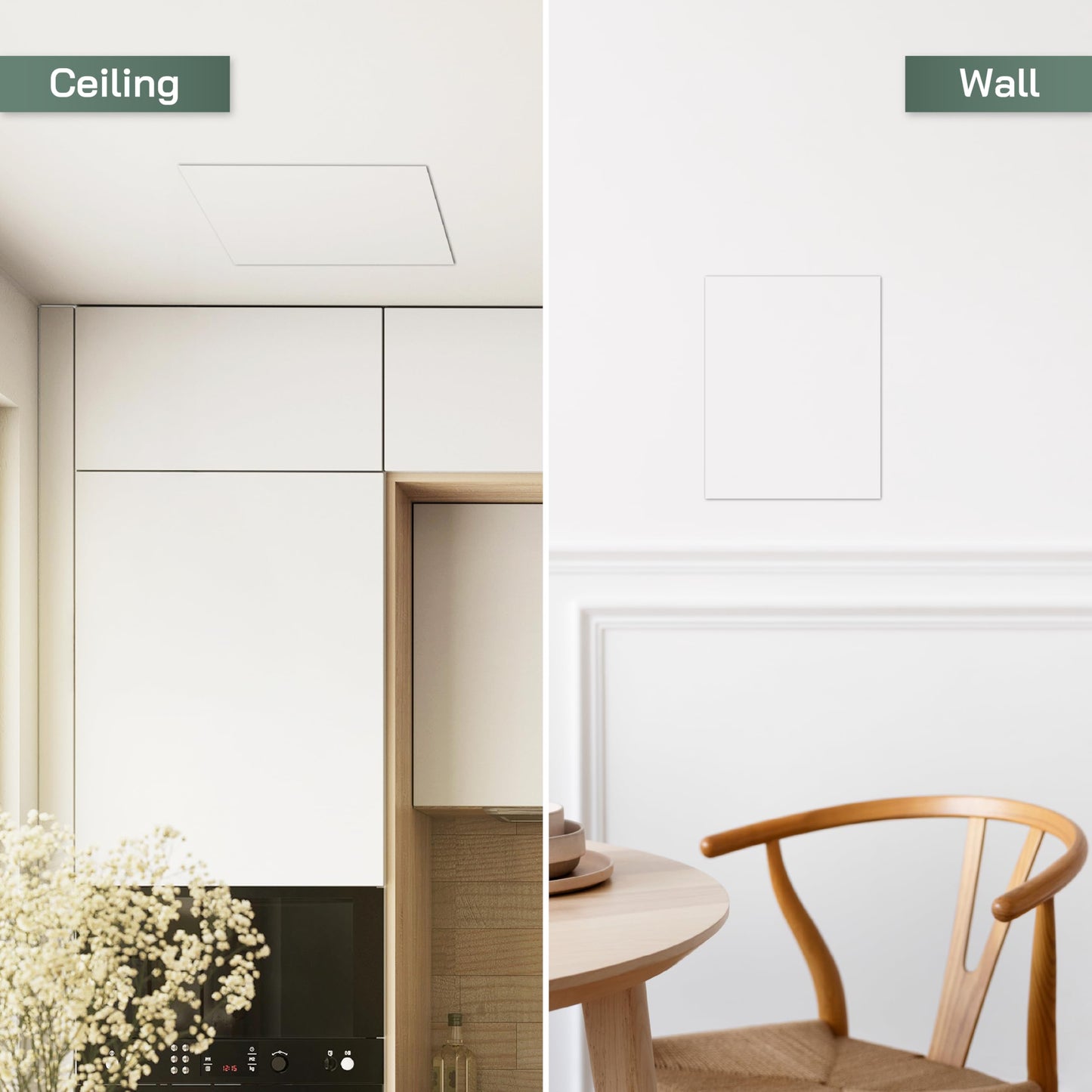 Vent Systems 20" x 24" Inch Access Panel - Drywall, Wall, Electrical, Plumbing Cover Plate - Ceiling, Wall Mount Drywall Access Panel - Metal Crawl Space Door for Home, Garage, Basement, Attic