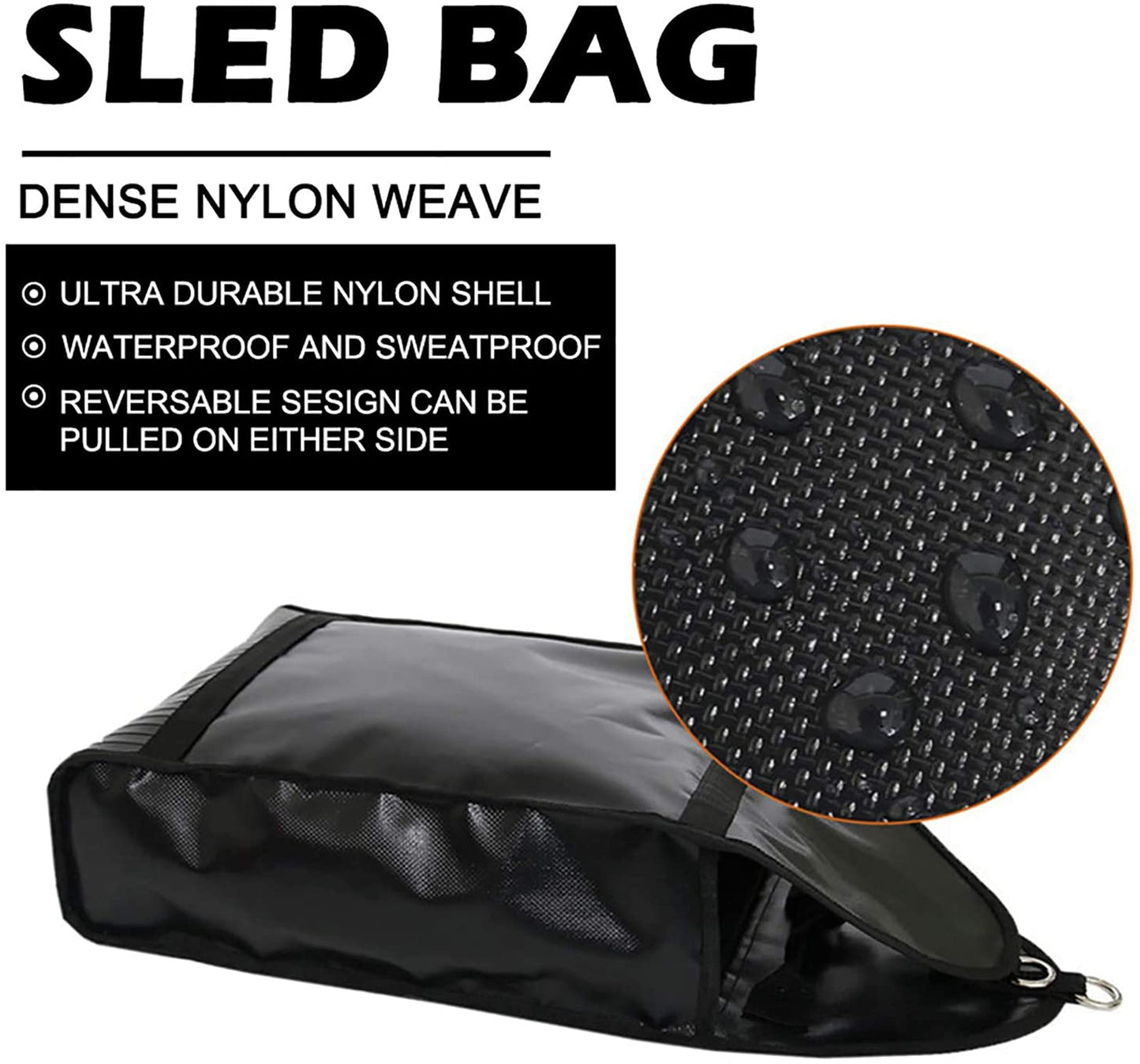 NAIZEA Adjustable Weight Sled Trainer with 4 Weight Sandbags - Upgrade Sandbag Sled Trainer Resistance Sleds Trainers for Sprinter Speed Training Outdoor Indoor