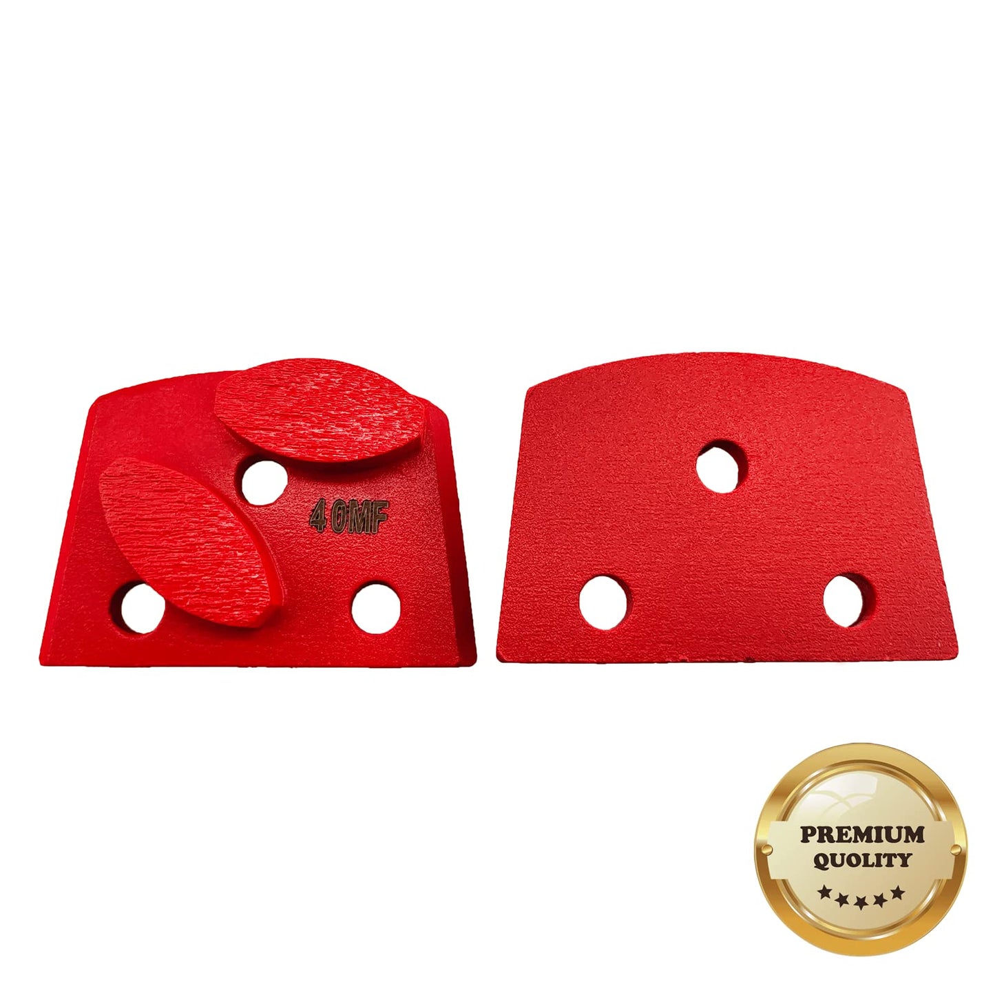 9 Pcs Pro Lavina Diamond Grinding Shoes M Bond for Medium Floor (Grit Optional), for Lavina Floor Grinding Machine (40 Grit - 2 Oval Segment M Bond for Medium Floor)