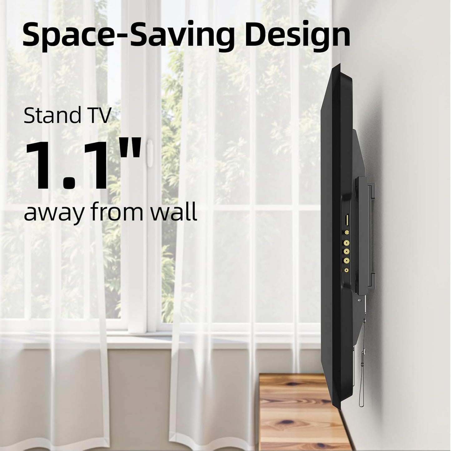 USX MOUNT TV Wall Mount - Low Profile Design for 42-95 Inch Flat Screen TVs | Holds Up to 132 lbs