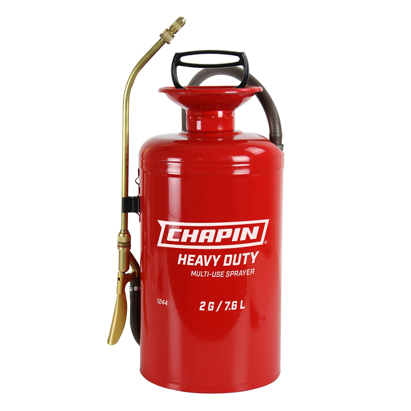 Chapin 1244 Sprayer, 2 Gallon Tri-Poxy Funnel Top Sprayer for Professionals and Contractors Applications, Chemical-Resistant Seals with Die Cast Metal Pump Handle