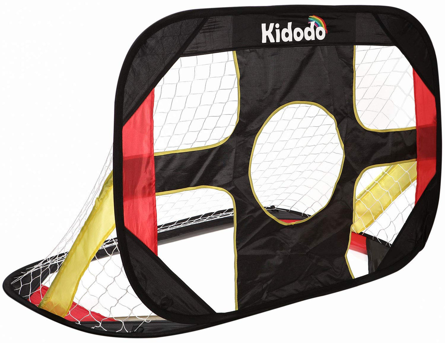 Kidodo Portable Soccer Goal Net Set - Pop Up Training Soccer Goals for Backyard - Indoor or Outdoor Versions - Easy Assembly - Great for Kids and Adults