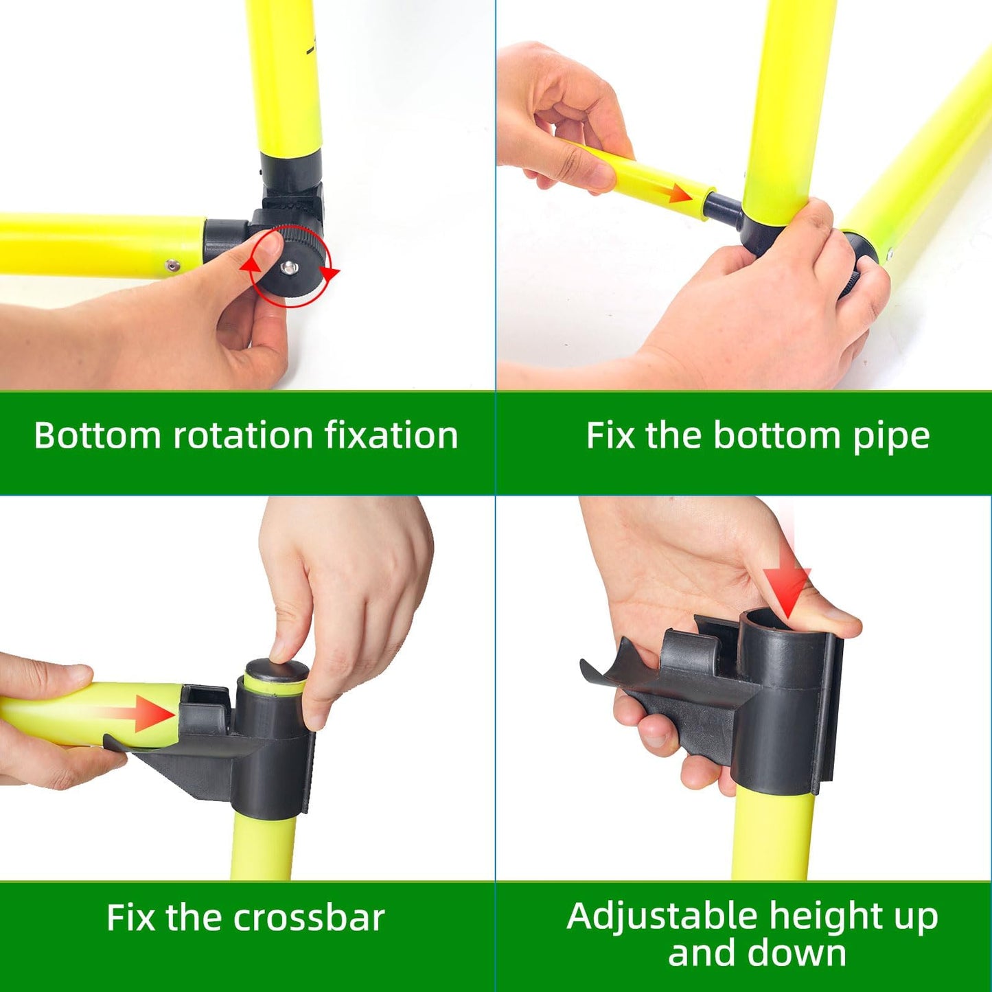 pindaprda Adjustable Hurdles with Scale - Detachable Agility Training Equipment for Track, Soccer & Football, Indoor & Outdoor Use, Ideal for Athletic Jumping & Speed Drills 1PC