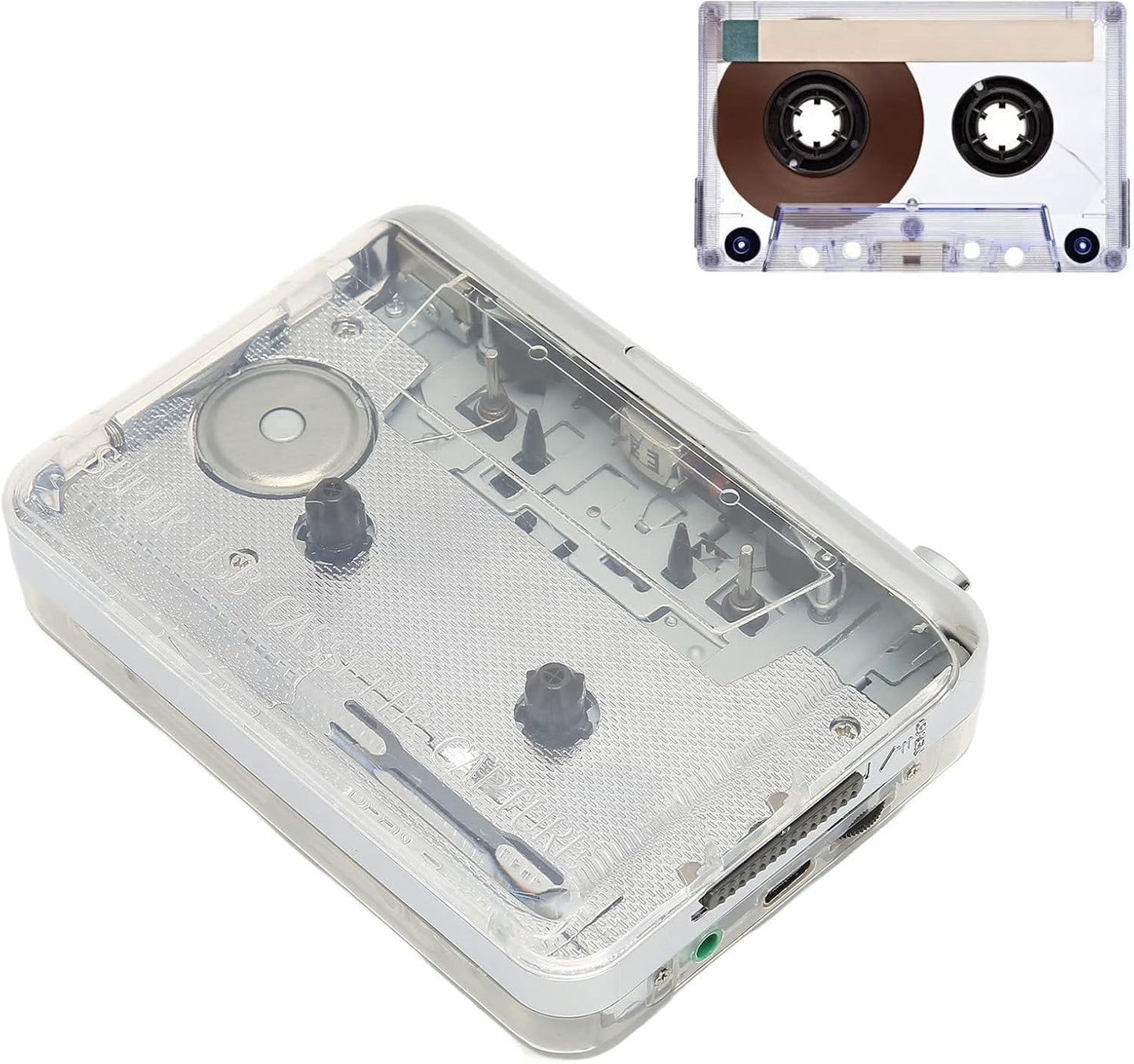 Kukyller Cassette Cassette Cassette Mp3 3.5mm Personal Player, Player to Converter Recorder Converter Audio Music