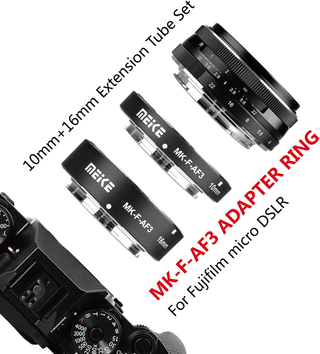 MK-F-AF3 Camera(10mm 16mm X-T1 X-T2 X-Pro1 X-Pro2 X-T10 X-A1 X-E1 X-E2 X-E3 X-T20 X-T3 X-T30 MEIKE Auto Fucus Macro