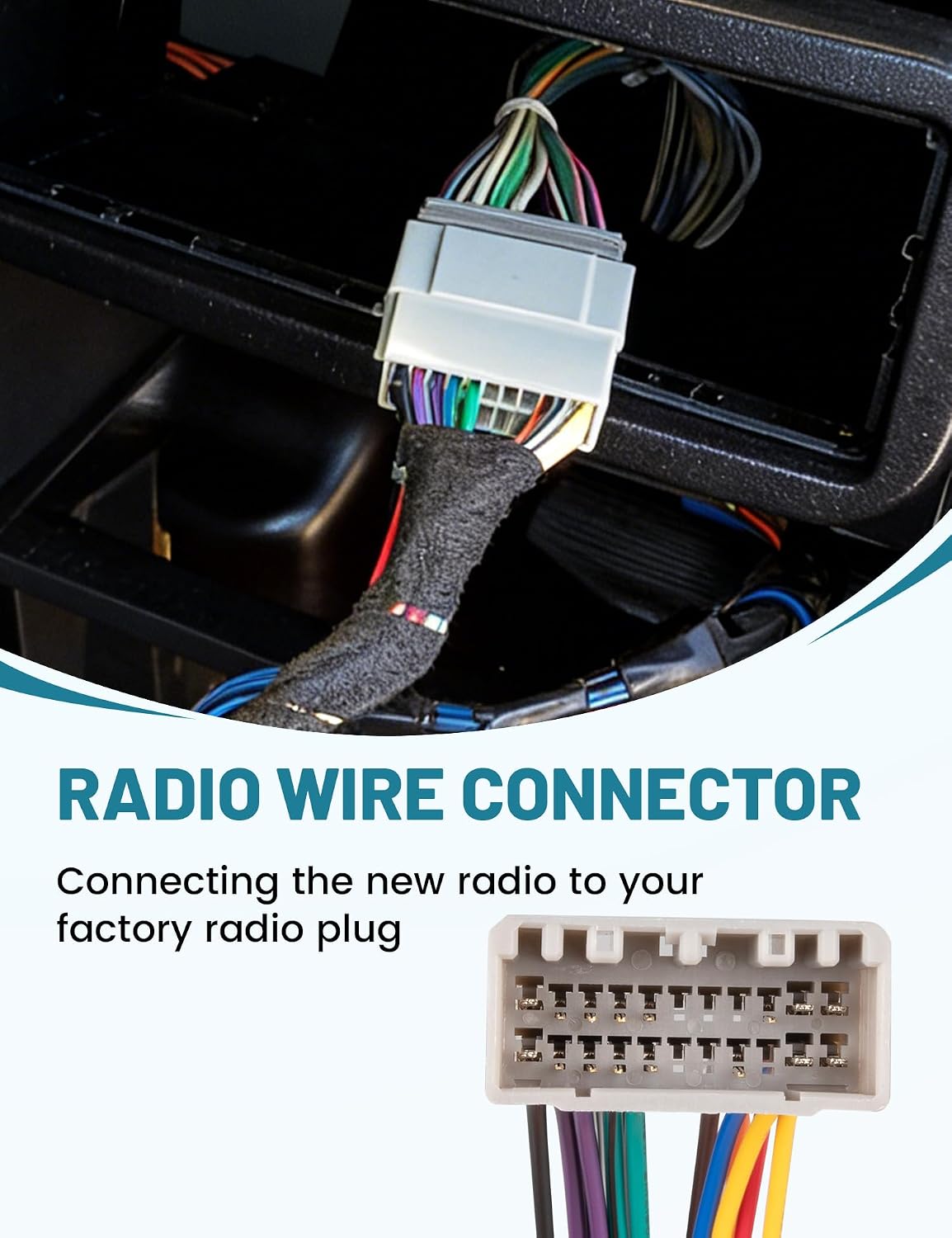 2005-2007 300C NuIth Single Din Radio Installation Dash Kit W/Radio Wiring Harness for Chrysler /Dodge Ram Charge