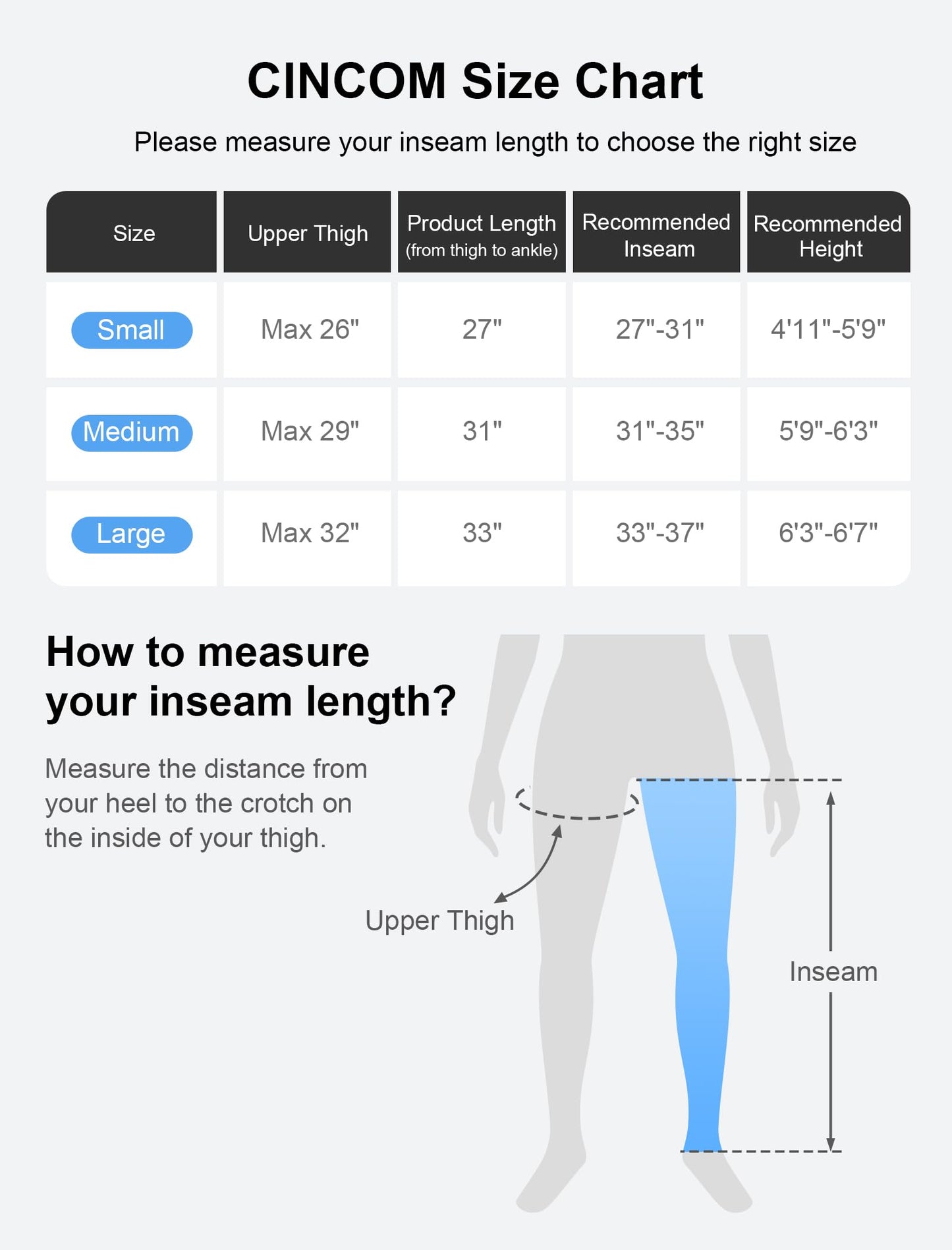 CINCOM Air Compression Recovery System - 6-Zone Professional Dynamic Pressure Leg Massager Boots for Circulation Improvement & Muscle Recovery, Compression Therapy for Athletes, FSA-HSA Eligible