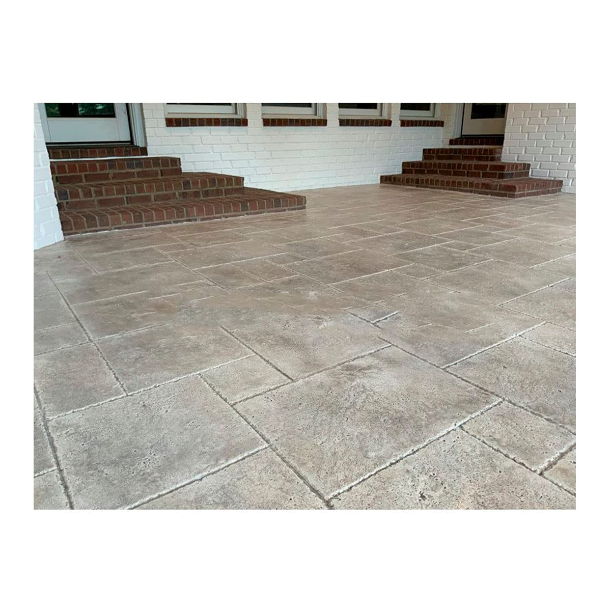 Travertine Ashlar Tile Concrete Stamps | Made in USA | 32" x 24" | Durable Rigid Mat for Driveways, Walkways and Patios – SM 6000/1