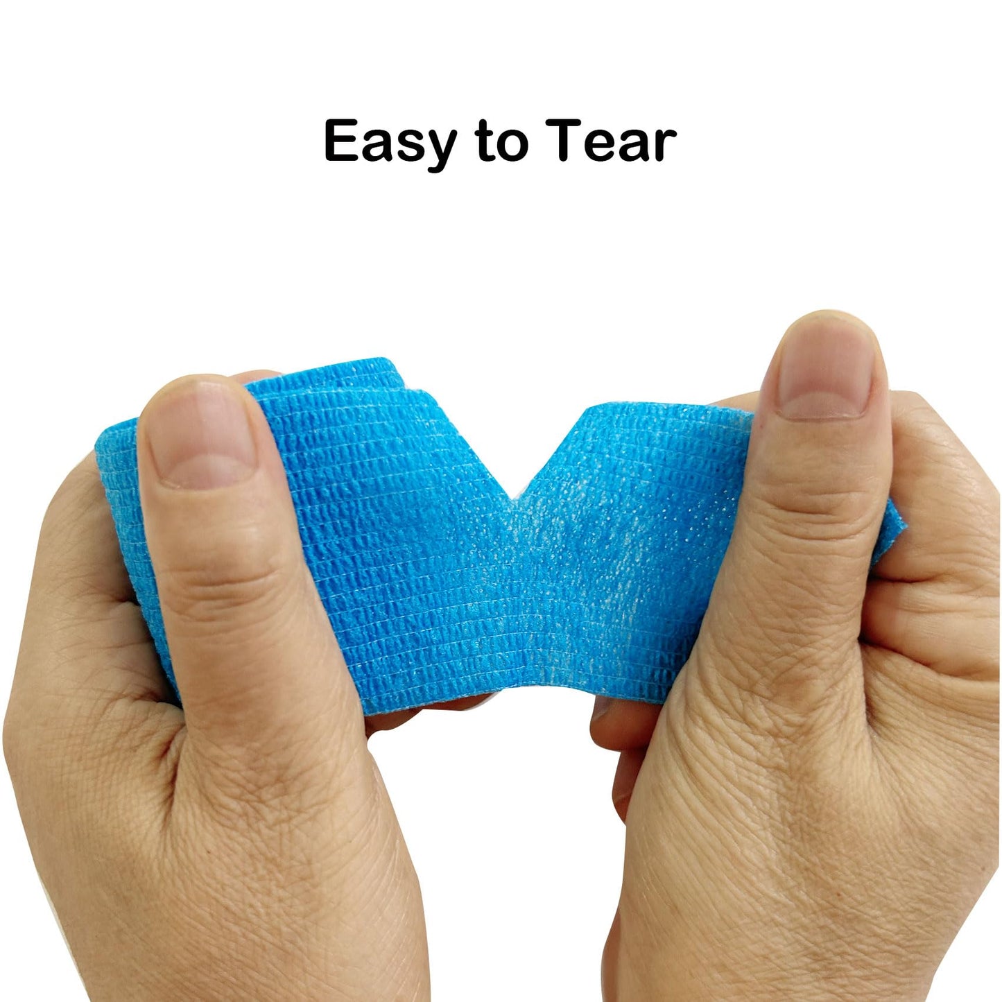 Lusy DM 36 PCS Self Adhesive Bandage Wrap 2" X 5 Yards Elastic Cohesive Bandage Wrap Bandage Wrap Rolls Elastic Self-Adherent Tape for Stretch Athletic, Sports, Wrist, Ankle (Black)