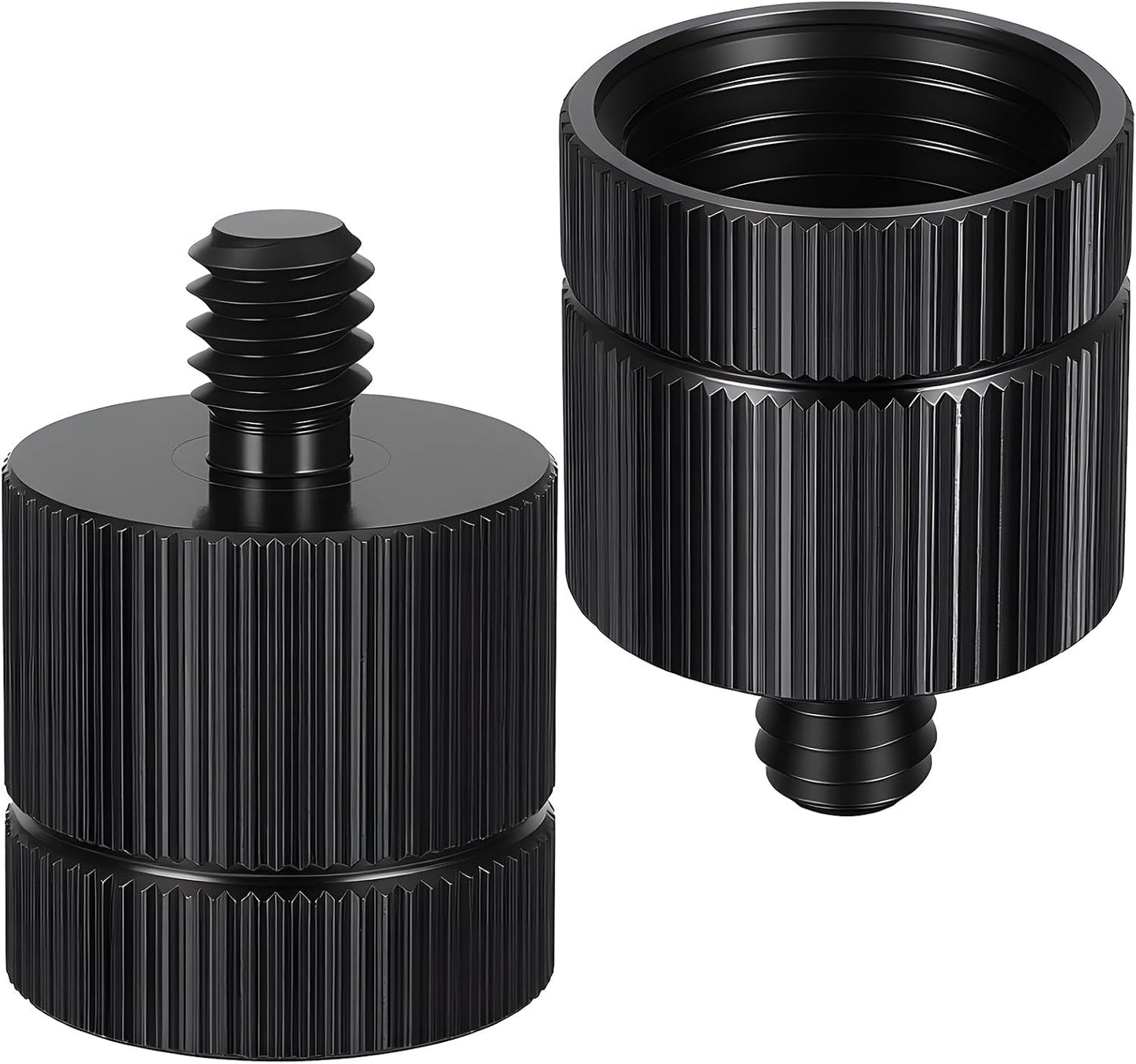 Exircy 2 5/8-11 1/4 PCS Tripod Adapter Laser Level Tripod Conversion Adapter Female to Male, Camera Tripods Adapters