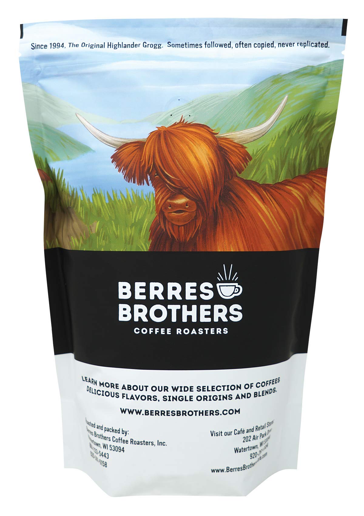 Berres Brothers Highlander Grogg Flavored Ground Coffee 10 Ounce Bag