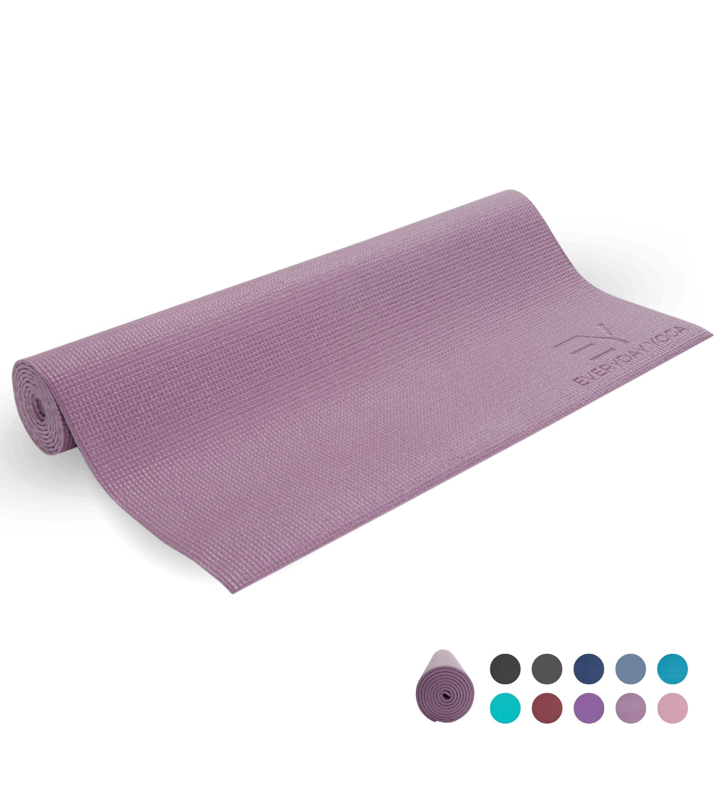 Everyday Yoga Mat 72 Inch 5mm – Premium Yoga Gear, Non-Slip Design & Lightweight Support for Home, Studio & Mindful Practice - Lilac