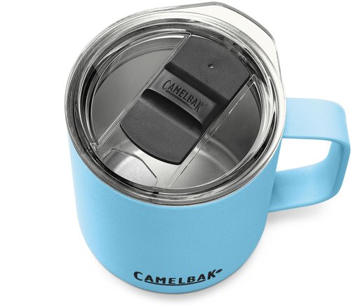 CamelBak Horizon 12oz Camp Mug - Insulated Stainless Steel - Tri-Mode Lid - Nordic Blue