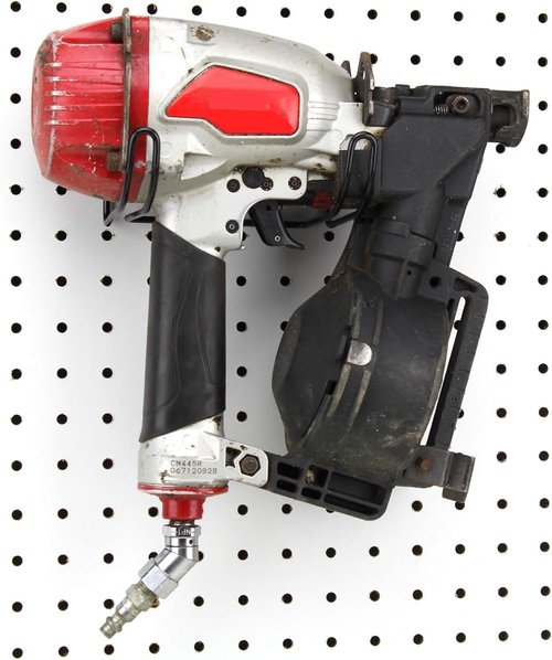 Drill Holder 2 Pack - Black Steel Tool Organizer - Perfect for Pegboard, Garage & Workbench