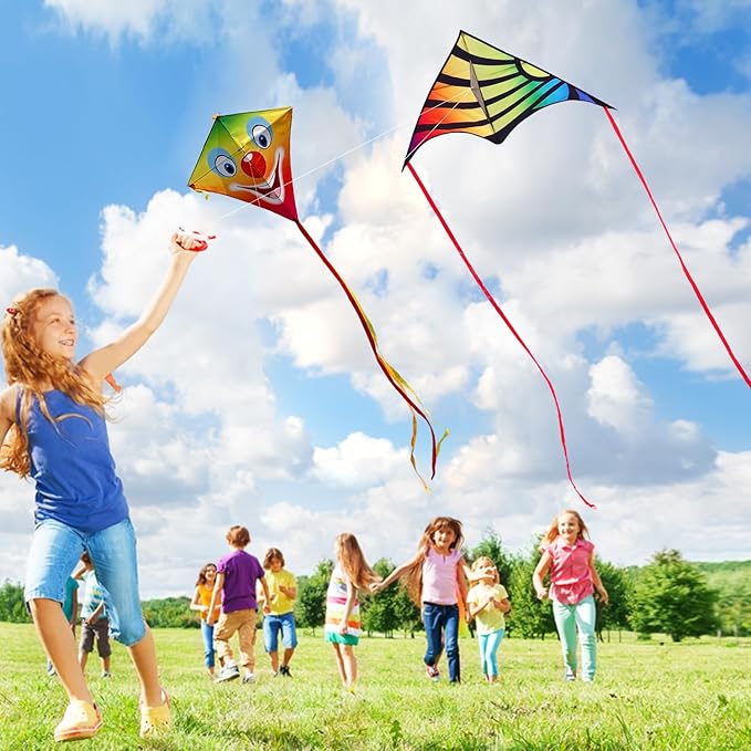for Kids & Adults Easy to Fly, Large Kites for Adults,Beginner Kite for Kids Ages 4-8, 8-12, Perfect for Beach Trip and Family Activities