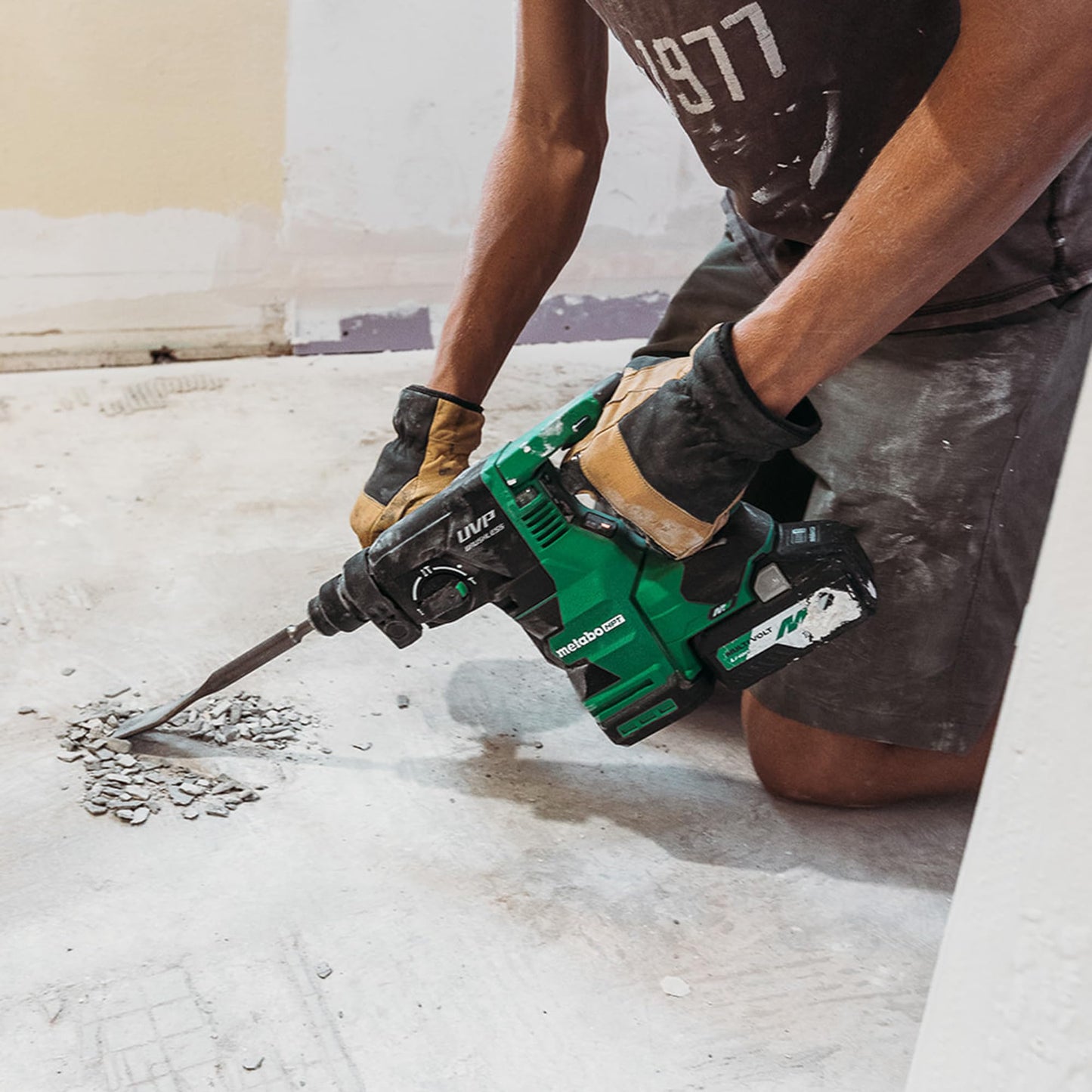 Metabo HPT 18V MultiVolt™ Rotary Hammer | Tool Only - No Battery | 1-1/32-Inch Capacity | SDS Plus | Low Vibration Handle | Reactive Force Control | DH1826DAQ4