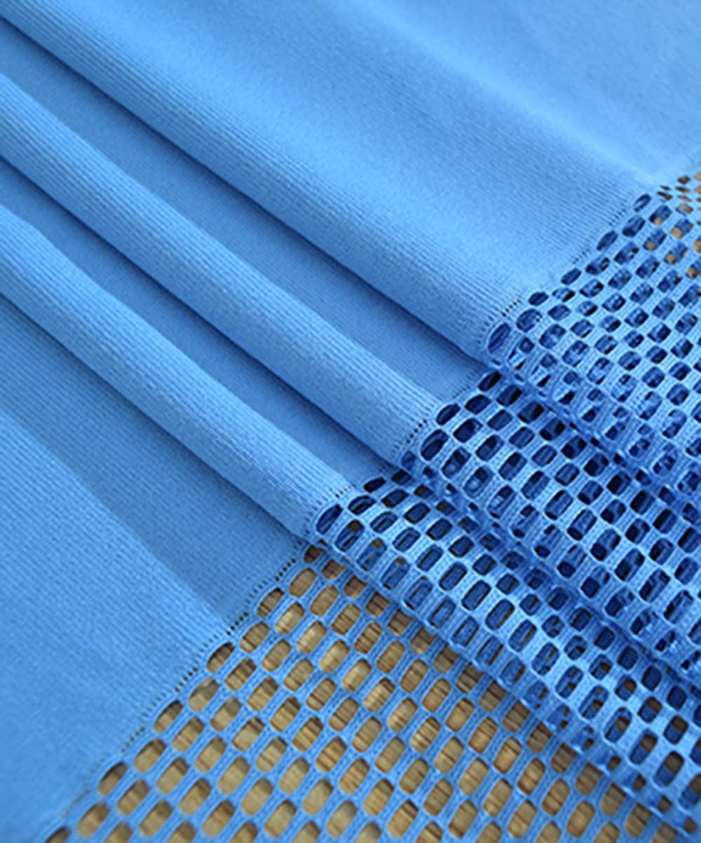 TTZ, Hospital Curtain with Flat Hooks for Hospital Medical Clinic SPA Lab Cubicle Curtain Divider Privacy Screen (Color : Dark Blue), (15 ft x 8 ft (Wide x Tall))