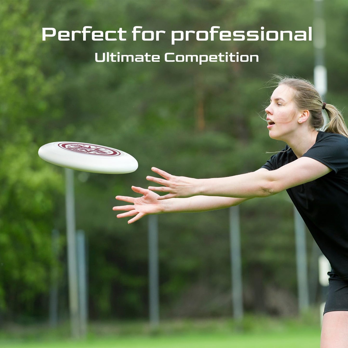 Wham-O Frisbee Official Ultimate 175g Flying Disc, 10.75 Inch Professional Training Disc for Competition and Outdoor Fun