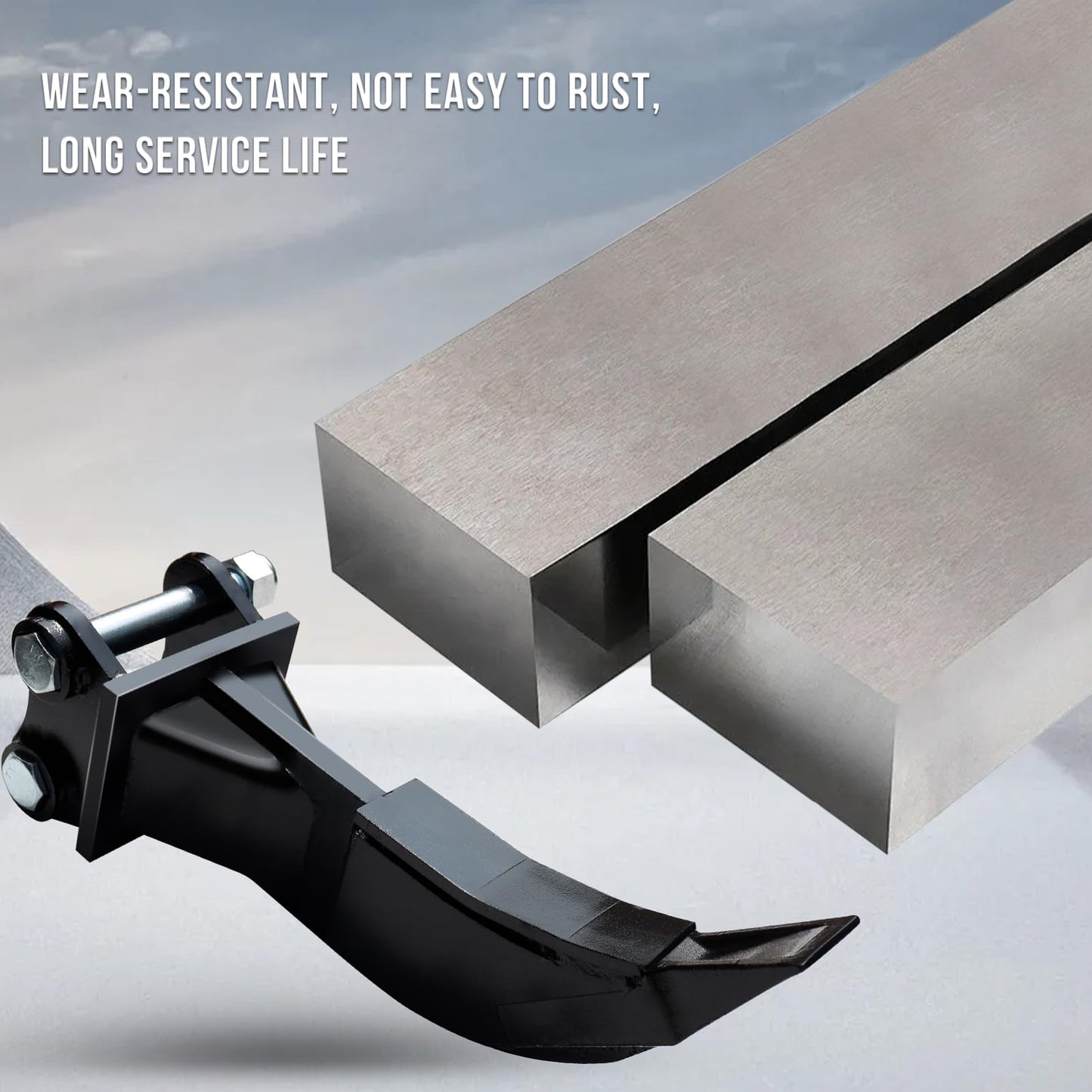 DANWIWEE Mini Excavator Accessories Ripper, Single Hook Backhoe, Span: 3.54in,Hole Diameter: 0.98in,Center Wheelbase: 3.46in, Suitable for Mini Excavators for 1 to 1.5 Tons