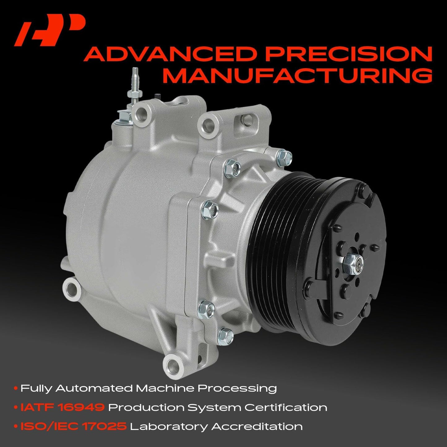 A-Premium Air Conditioner AC Compressor with Clutch Compatible with Honda Civic 1.8L 2006-2011, Replaces# 38800-RNA-A01, 38810RRBA01 38800RNBA02 38800-RNB-A02
