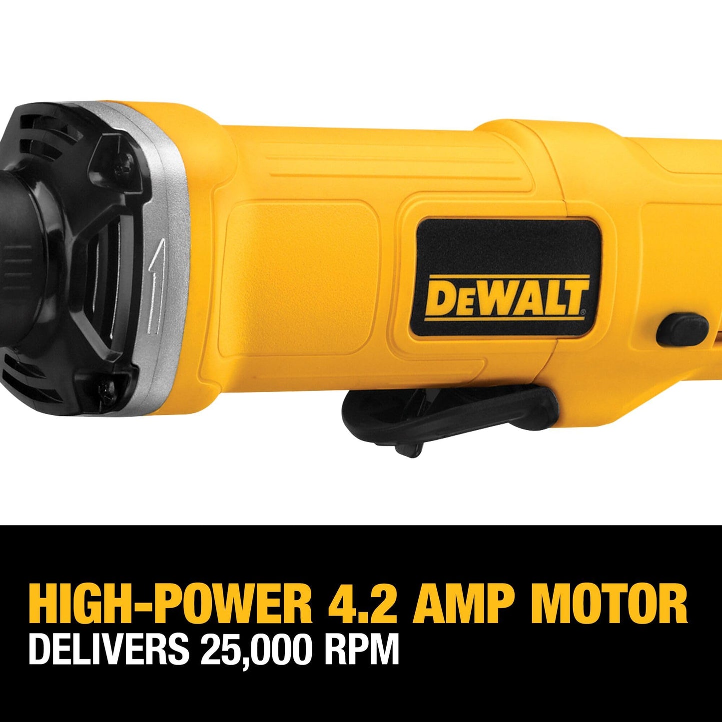 DEWALT Die Grinder, Corded, 1-1/2-Inch, 4.2-Amp, 25,000 RPM, AC/DC Capacity (DWE4887)
