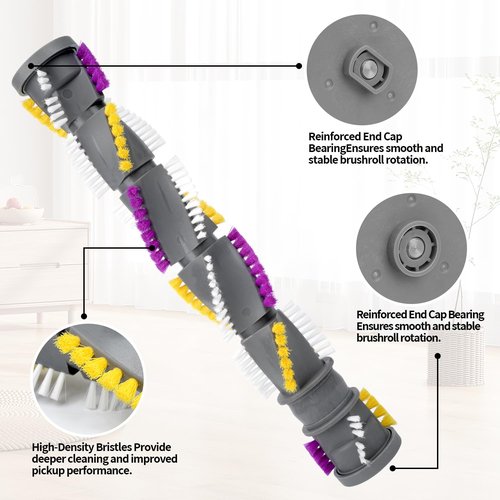 Brush Roll & Belt Kit for Bissell CleanView Swivel Rewind Vacuum Fits 2252 2253 2254 2256 2258 2259 2260 2316 2486 2487 2488 2489 3195 3196 3197 3197A 3198 3198A Replace Parts 1604545 1600159 1611230