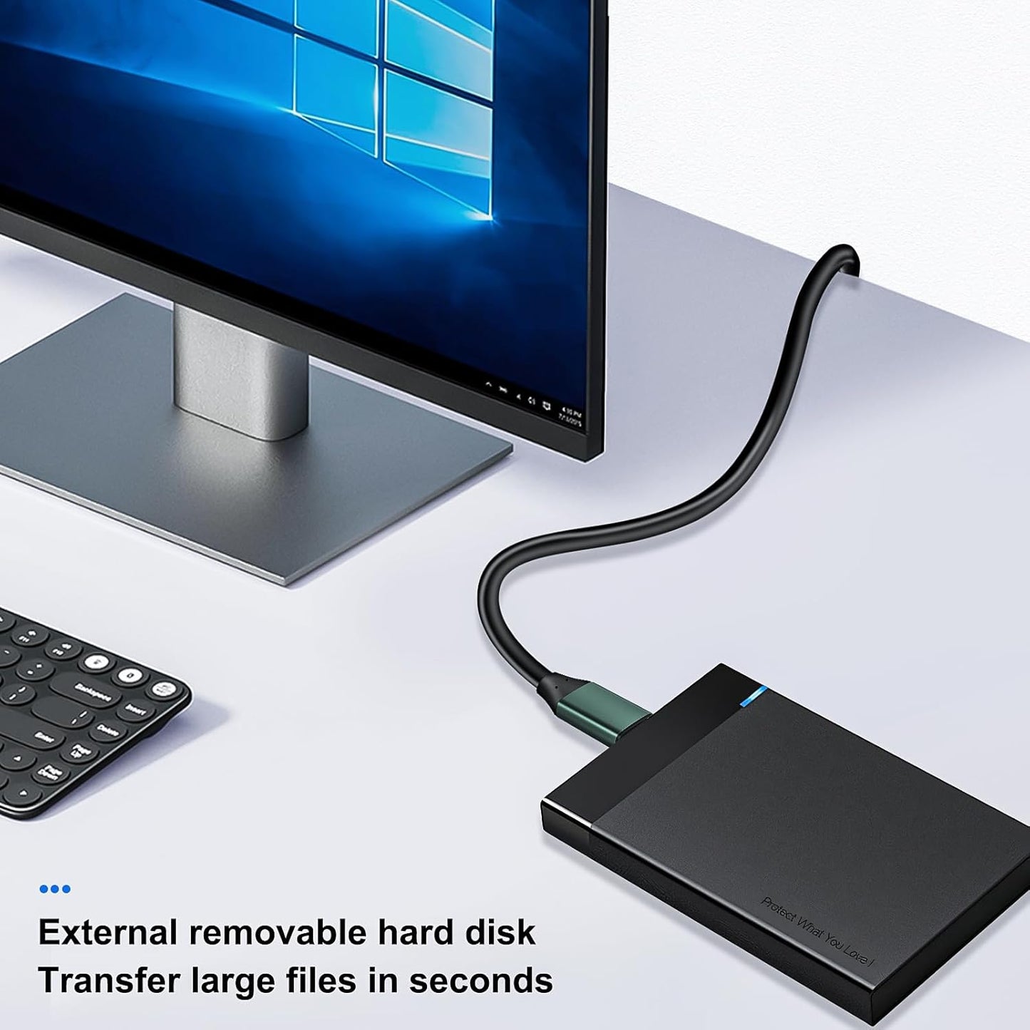 Kumiho 15Ft 3.0 USB Cable Male to Male Type A to A Cable for Data Transfer,Hard Drive Enclosures,Laptop Cooler,DVD