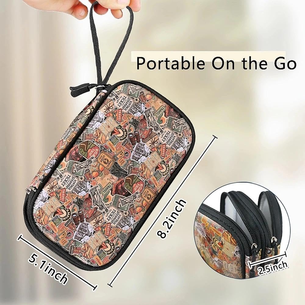 COSHAYSOO Electronics Travel Organizer Tech Bag Charging Cords Case USB Cable Charger Accessory Car Pouch, Practical