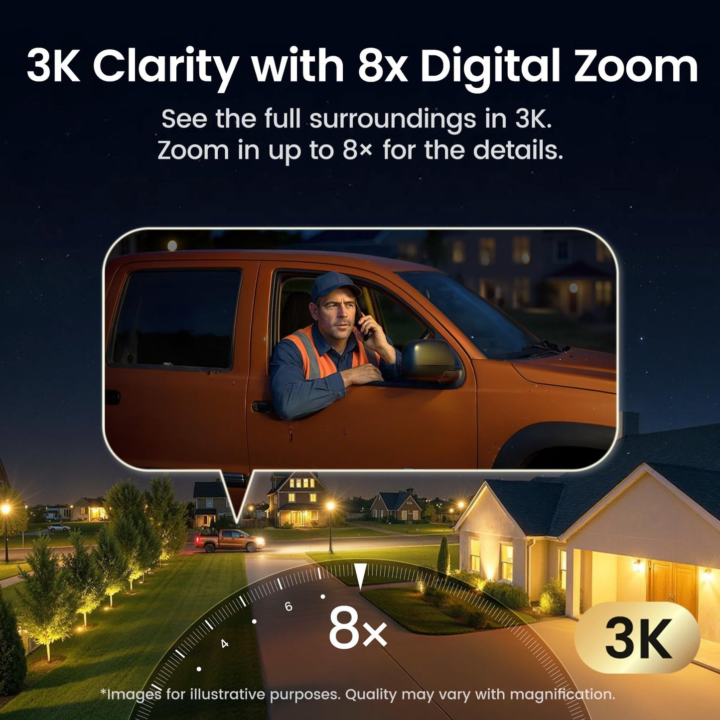 aosu T2 Pro Security Cameras Wireless Outdoor, 3K Dual Cam No Blind Spot Security Camera for Home, 170° Wide + 360° PTZ, AI Human Vehicle Tracking, Solar Powered, Local Storage
