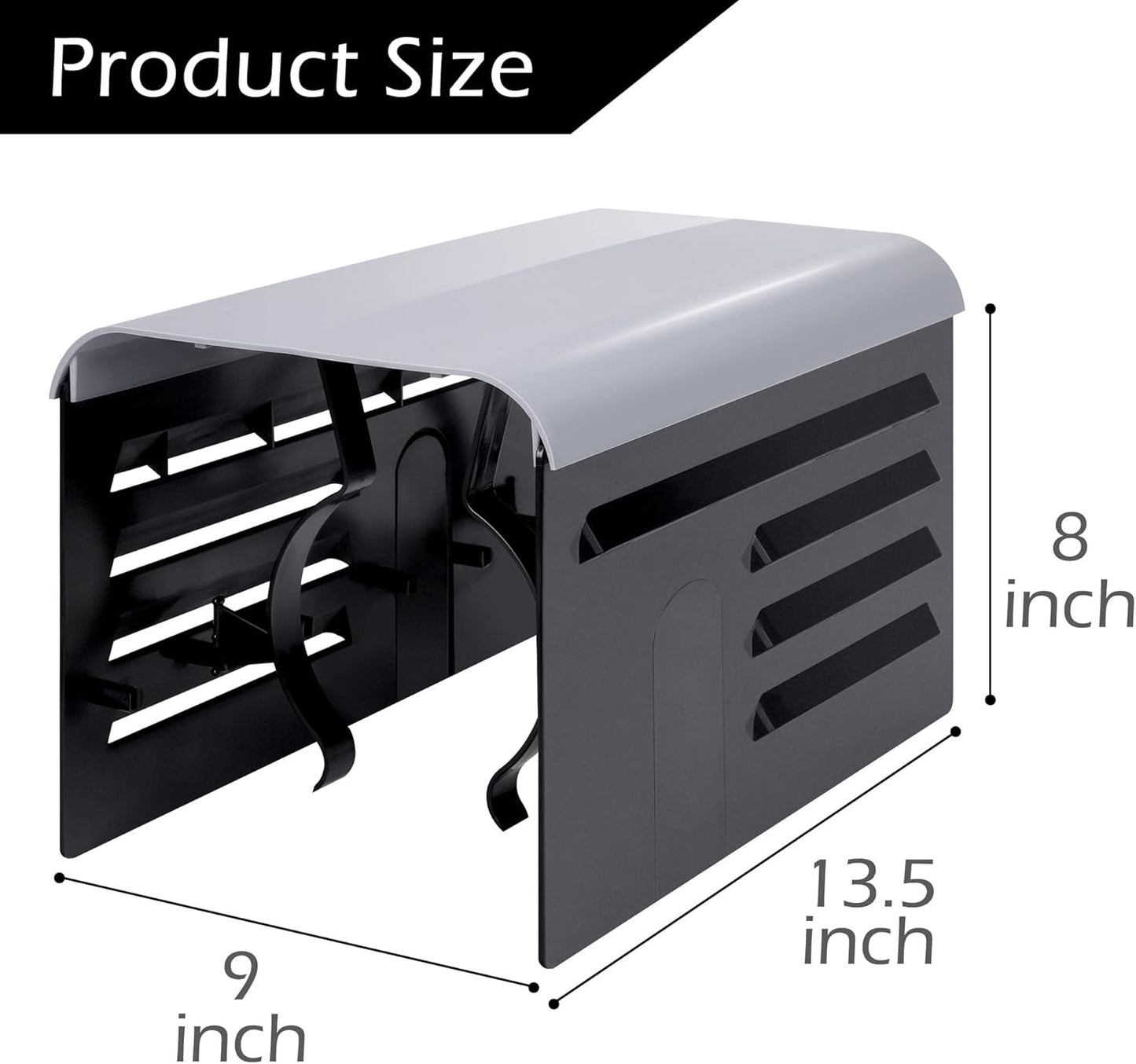 RunNico Pool Pump Cover - Adjustable ABS Protection for Above Ground Swimming Pool Units