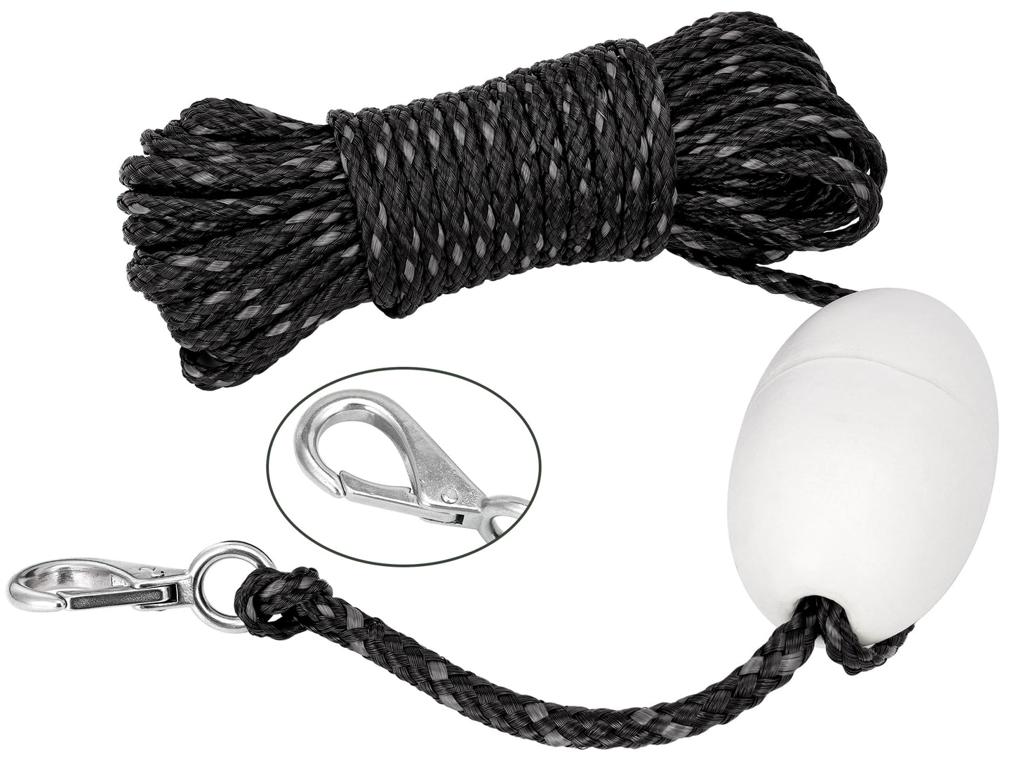 Young Marine Grapnel Anchor Kit for Small Boats, Kayaks, PWC, Jet Ski, Paddle Boards, etc. - 3.5 lbs (Galvanized-Silver)