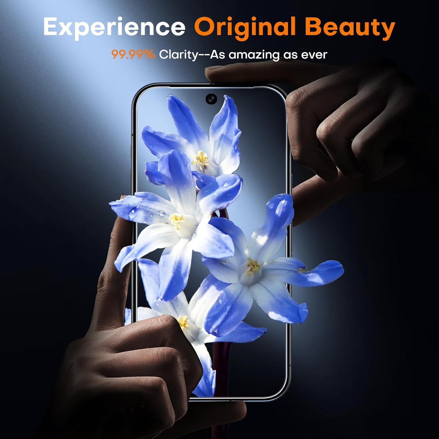 10 10 6.3 9H 2 Pack TOCOL for Pixel Pro Screen Protector/Pixel Screen Protector Hardness Military Grade Shatterproof HD