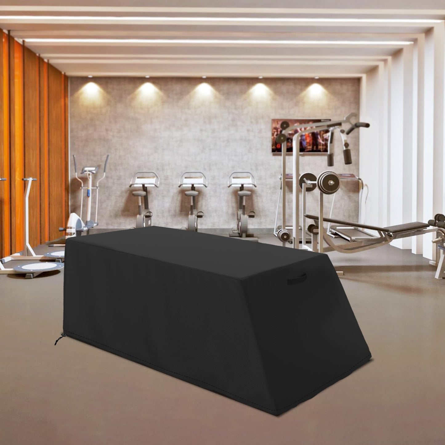 MUTUSHI Sit-up Board Cover Outdoor Waterproof Weight Bench Cover Fits for Universal Weight Chair Fitness Bench High Quality Oxford fabrics UV Protective 52" x 60" x 18" x 21" Black