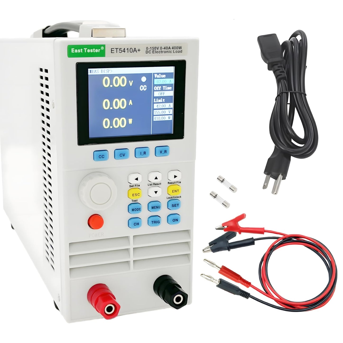 Programmable DC Electronic Load Tester Battery Capacity Tester ET5410A+ 400W Electronic Load 150V 40A Voltage Tester USB Tester