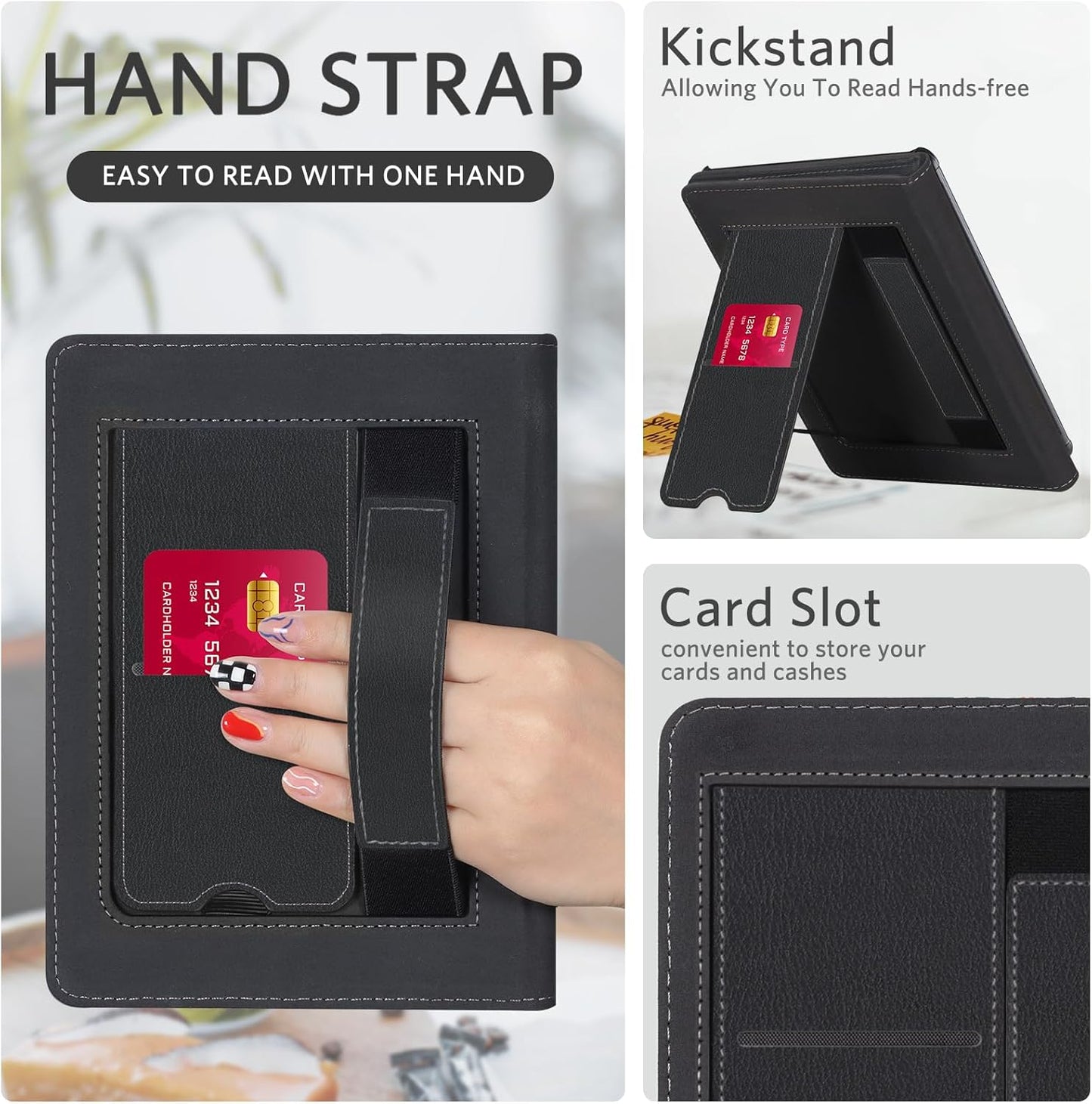 CoBak 12th 2024 (7") Case with Stand for Kindle Paperwhite Gen Released & Kindle Colorsoft Signature Edition - Durable