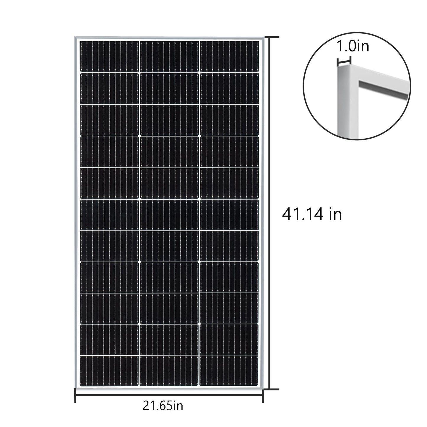WUZECK 200 Watt 12Volt/24Volt Solar Panel Starter Kit 2PCS 105W Monocrystalline Module 20A Charge Controller for RV, Boats, Trailer, Camper,Cabin Off-Grid System(200W Solar kit)