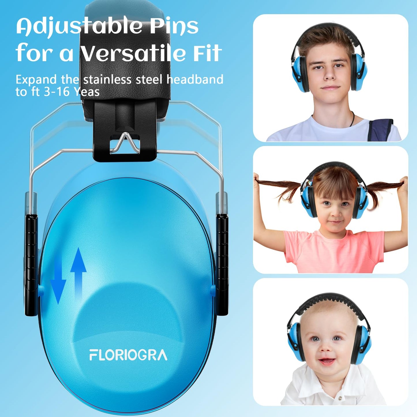 Floriogra 24 Pack Noise Canceling Headphones for Kids, Kids Ear Protection Earmuffs for Autism Toddler Children Noise Cancelling Headphones Sound Proof Earmuffs for Concerts, Air Shows, Fireworks