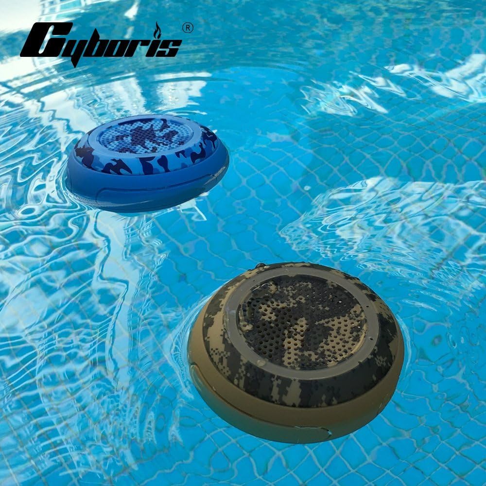CYBORIS IPX7 Small Floating Bluetooth Speaker Waterproof, Shockproof & Portable Mini Outdoor Wireless Speaker
