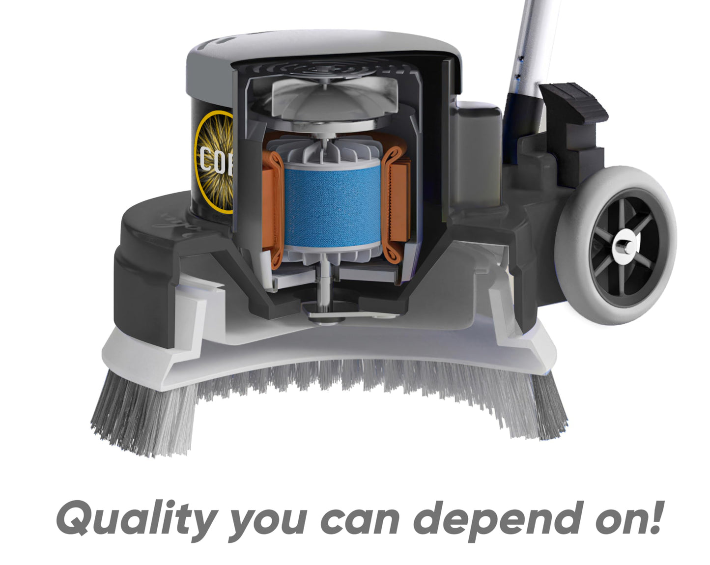Prolux PLC13 13" Heavy Duty Single Pad Commercial Polisher Floor Buffer Machine Scrubber