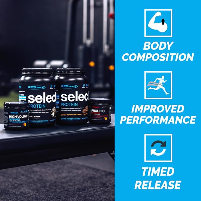 PEScience Select Protein Powder, Whey and Casein Blend, Clean Protein Powder for Women and Men, Low Calorie, Low Carb, Keto Friendly, Gluten Free - Frosted Sugar Cookie - 55 Servings
