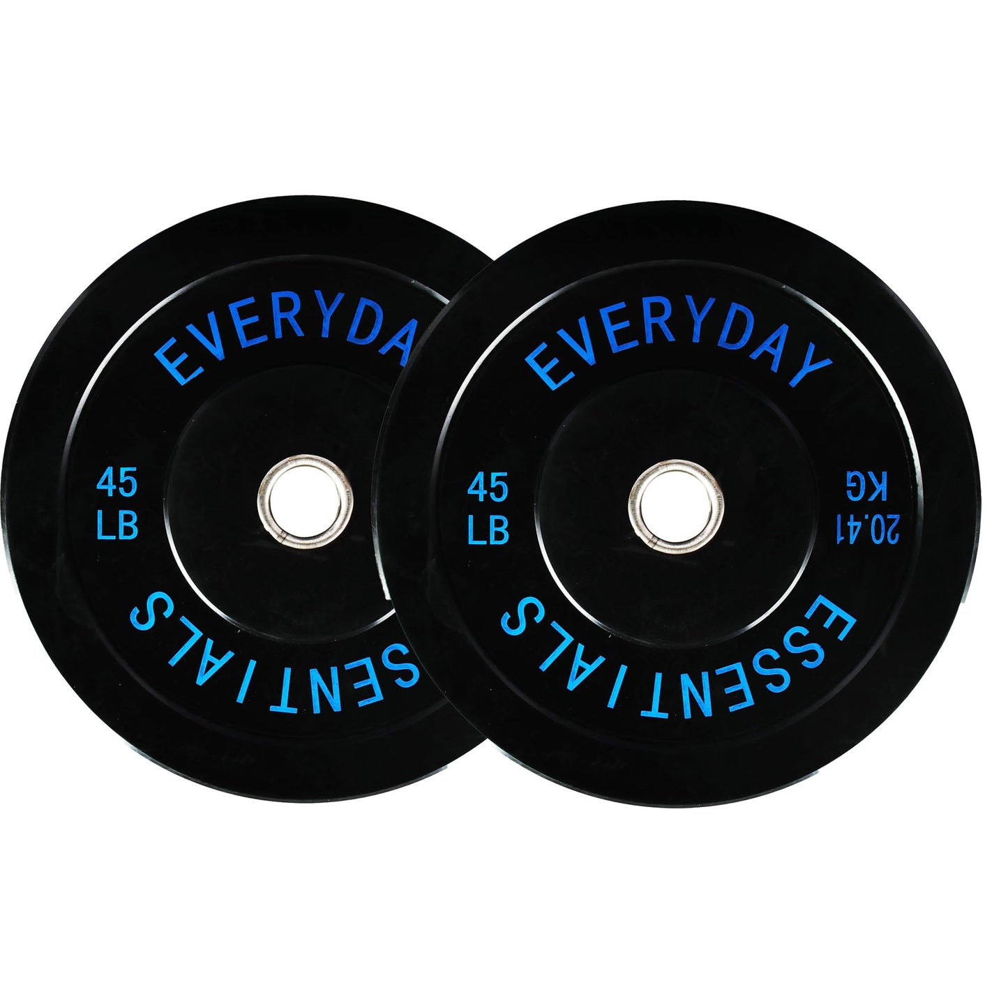 Fitvids 2-Inch Olympic Bumper Plates, 45 LBS, Pair