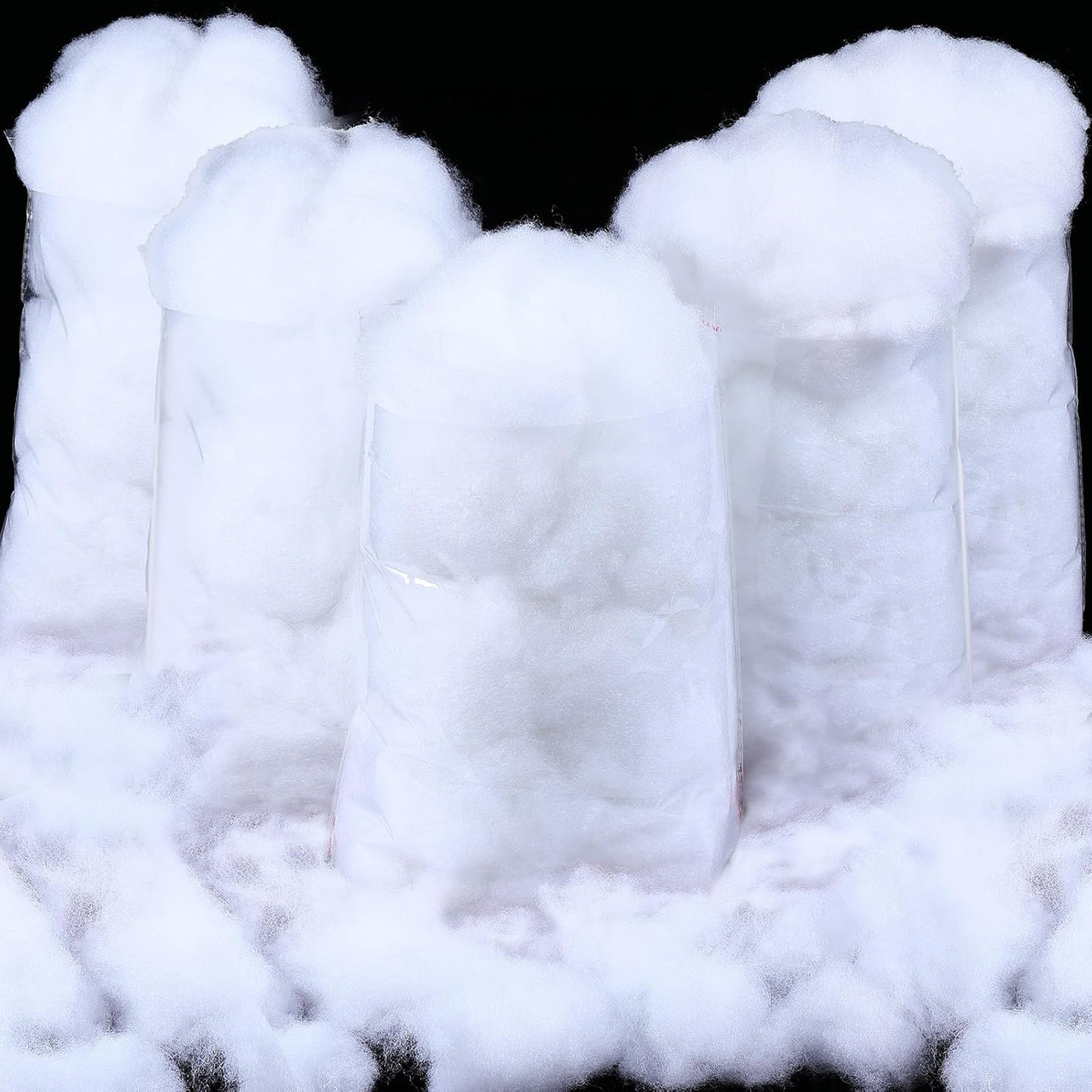 Shappy Christmas Fake Snow | 35.27 Ounce Fluffy White Cloud Fiber for Indoor Decor
