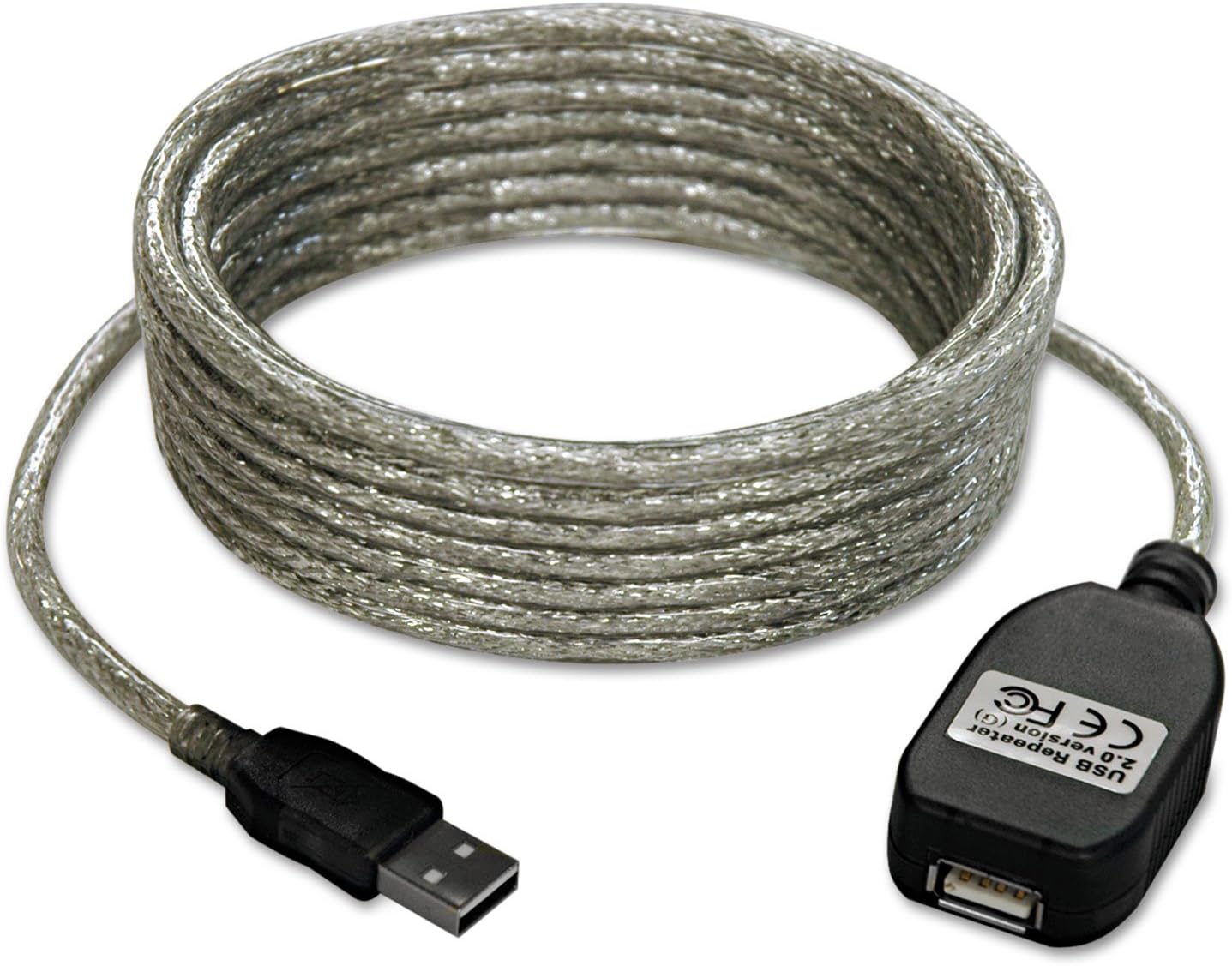 2.0 16 4.88 80 24.38 3-Year (U026-016) TRIPP LITE USB Hi-Speed Active Extension Repeater Cable, USB-A (M/F), Feet /