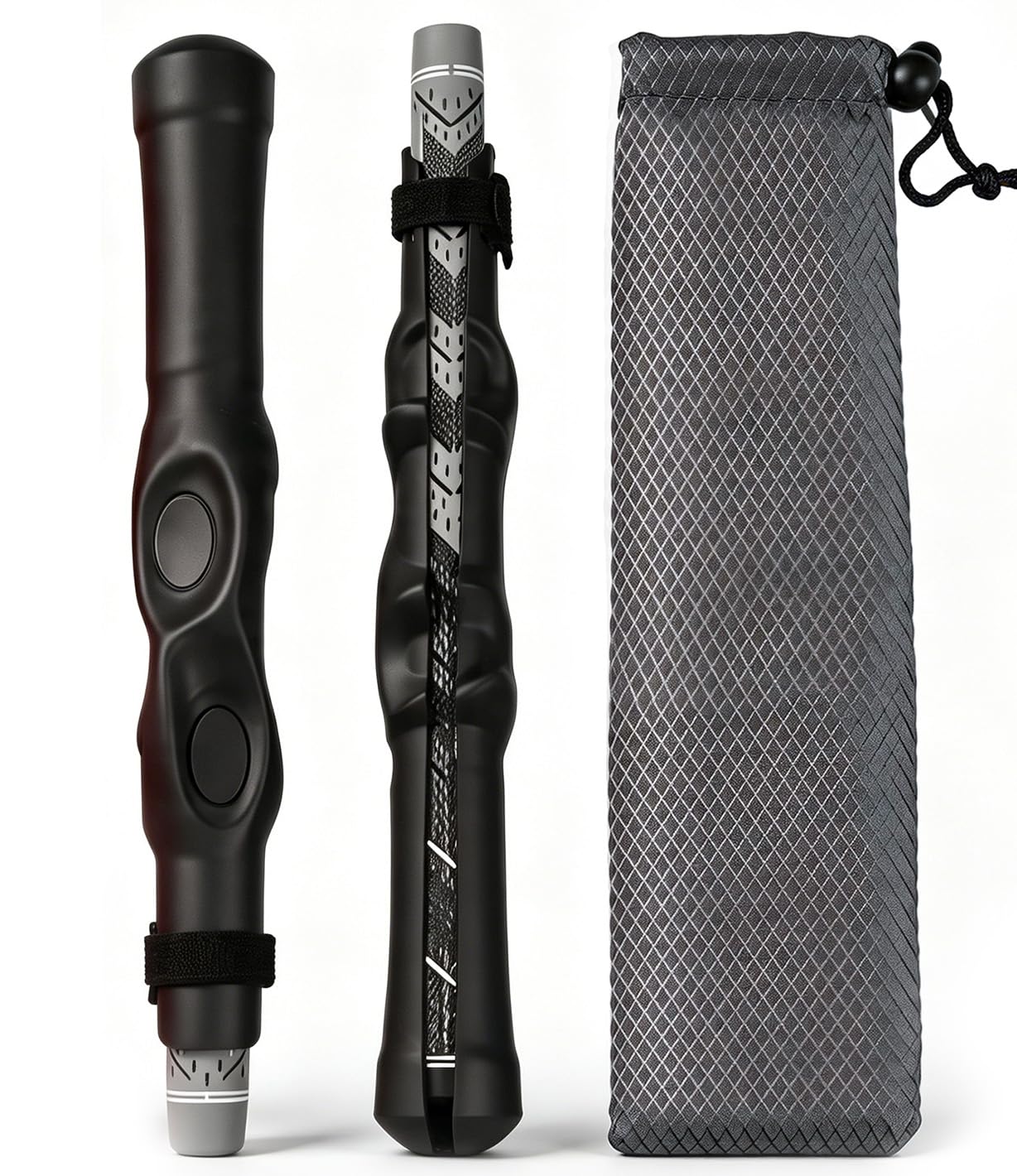 Golf Grip Training Aid Swing Posture Corrector, Improve Swing Rhythm & Consistency, Golf Hand Position Practice Trainer, Perfect Golf Gift for Men Women, Ideal Present for Him Her Golfer Lovers（Black)