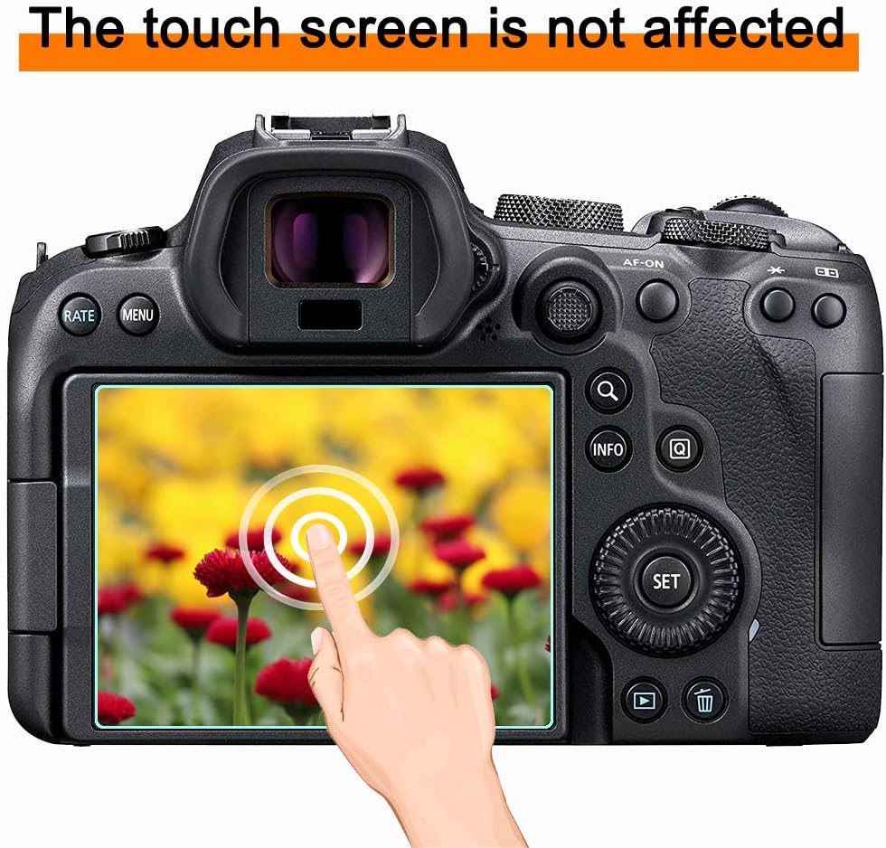 YRTIYO XT50 X-T50 X-S20 9H (3 Pack) Screen Protector Compatible for Fujifilm Mirrorless Camera, Tempered Glass