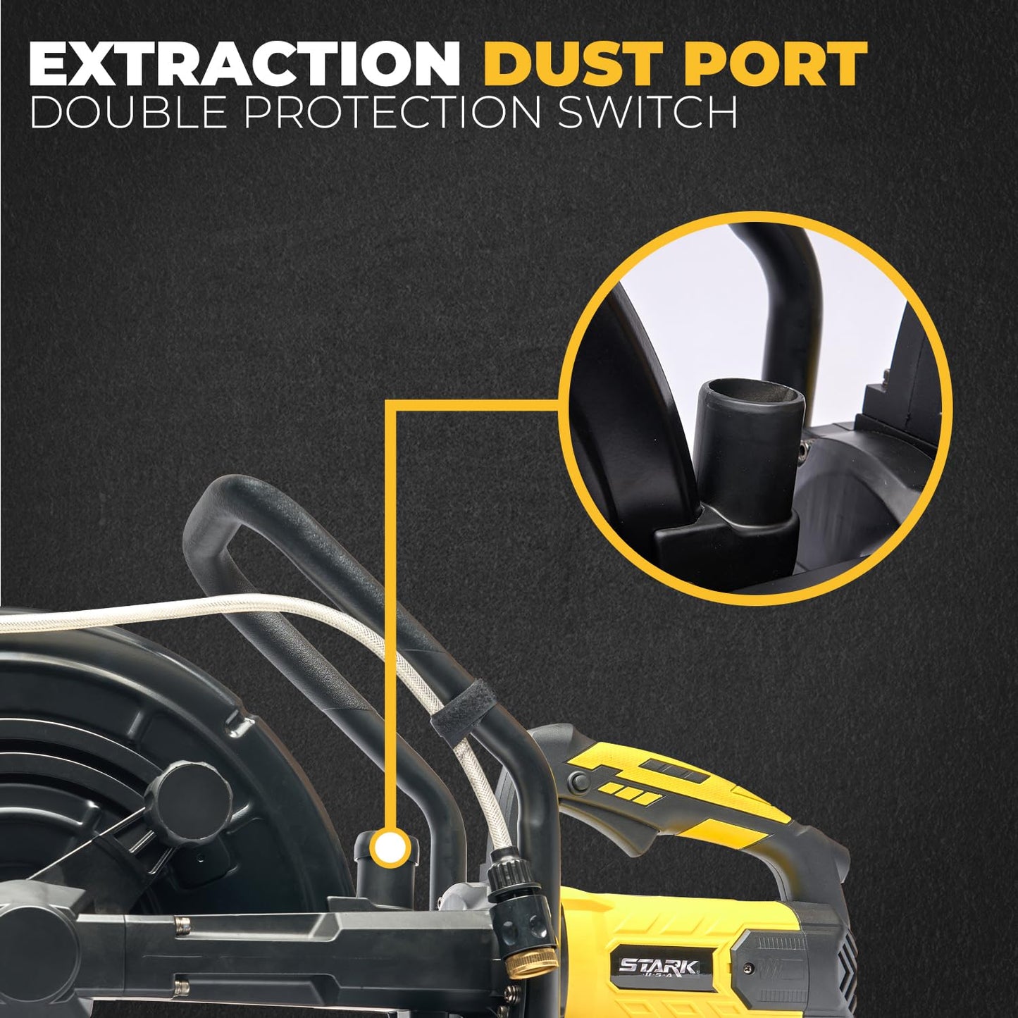 XtremepowerUS 3200W Electric 16" Circular Saw Concrete Saw Wet/Dry Concrete Cutter 20AMP With Water Line Attachment Wet Concrete Saw (Blade Included) Ideal for DIY House, Foundation
