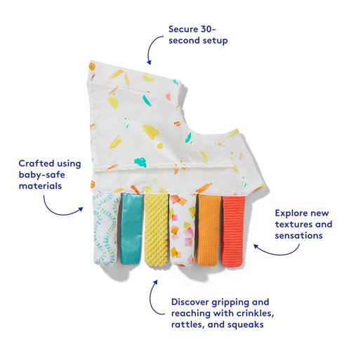 LOVEVERY | Sensory Strands Play Gym Add-On | Montessori-Inspired Infant Learning Toy for Newborns (0-12 Months)